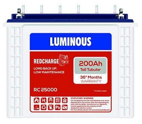 Luminous - 150 AH - Tall Tubular - Redcharge 25000